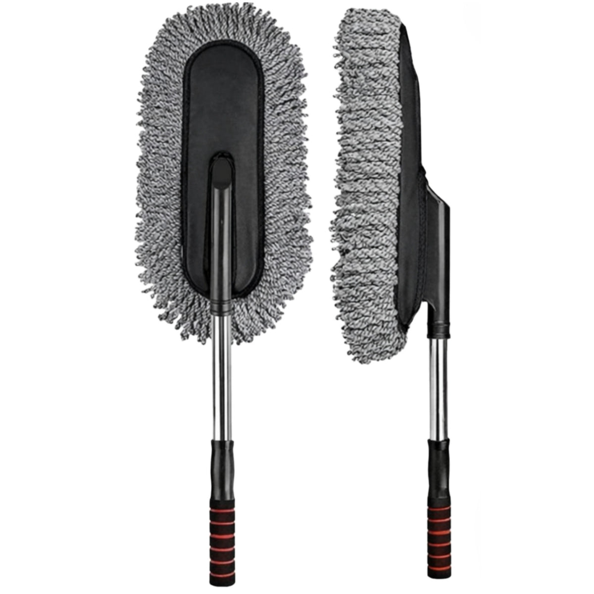 Car Wash Cleaning Brush Duster Dust Wax Mop Microfiber Telescoping
