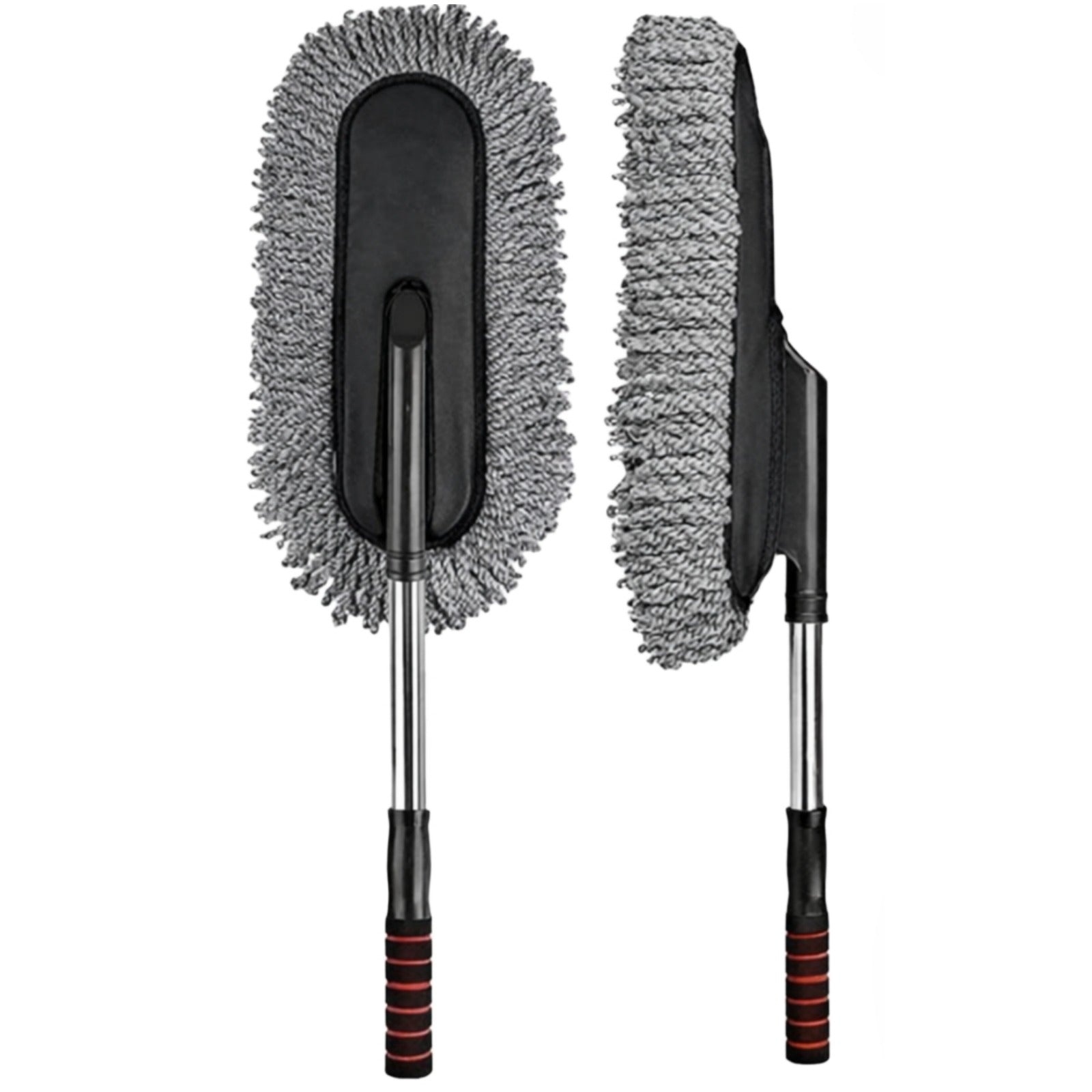 Car Wash Cleaning Brush Duster Dust Wax Mop Microfiber Telescoping