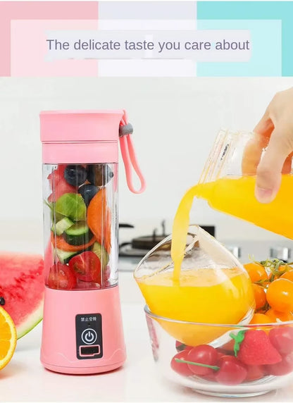 Portable Home USB Rechargeable Electric Fruit Extractor Juice Blender Machine