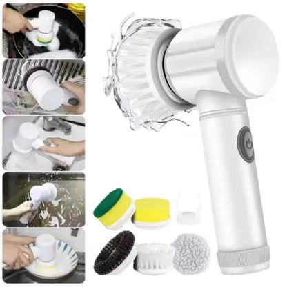 360° Electric Spin Scrubber with 3 Cleaning Heads
