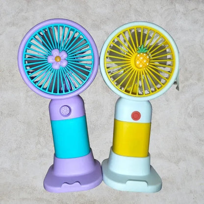 Mini Fan Rechargeable for Kids - Rechargeable USB Battery